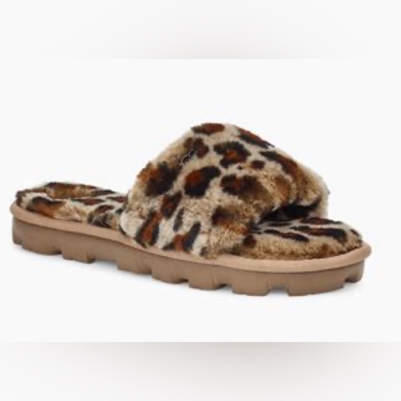 UGG Shoes - UGG WOMEN’S COZETTE LEOPARD Amphora  SLIPPERS - USA size 9